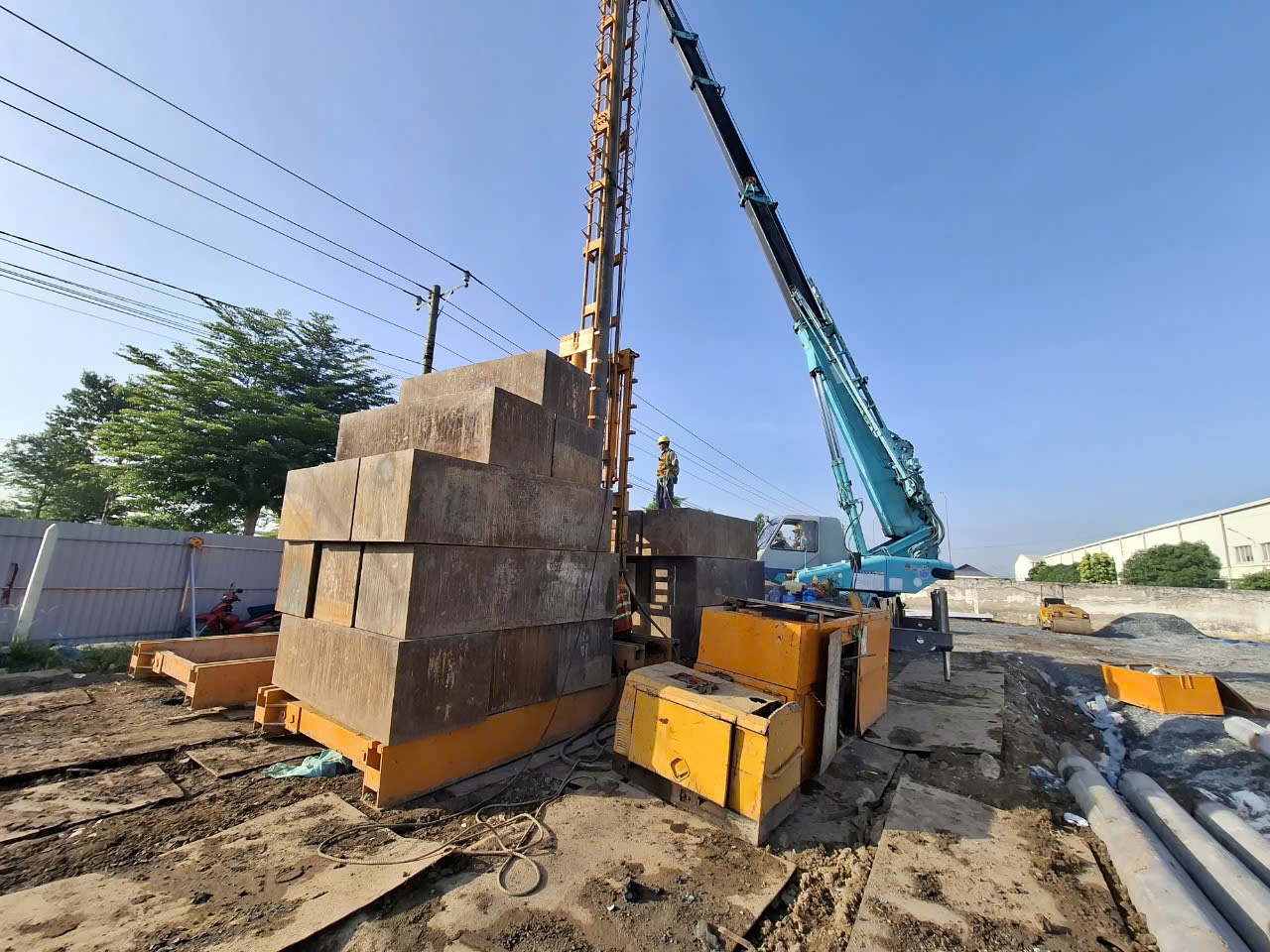 Có nhiều cọc móng với sức chịu tải khác nhau