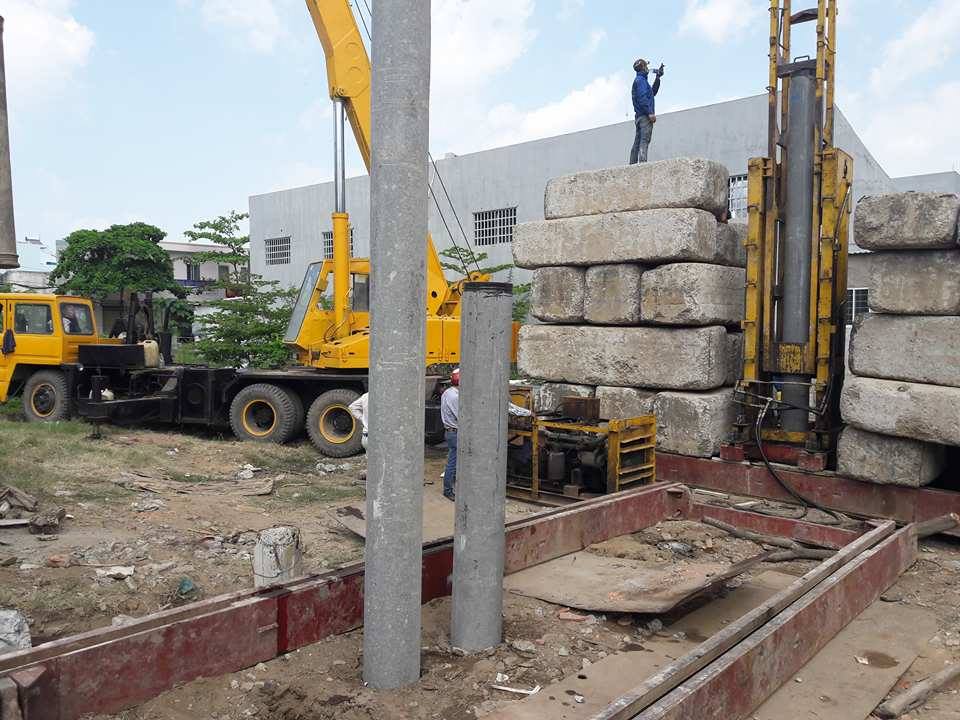 Thi công cọc móng bê tông chất lượng tại công ty Thăng Long